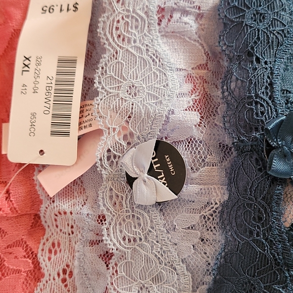 xxl cheeky lace panties nwt bundle 3 pair - Picture 3 of 5